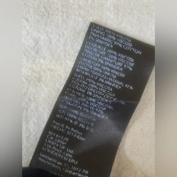 free people floral body suit deep v thong sz m - Picture 13 of 13